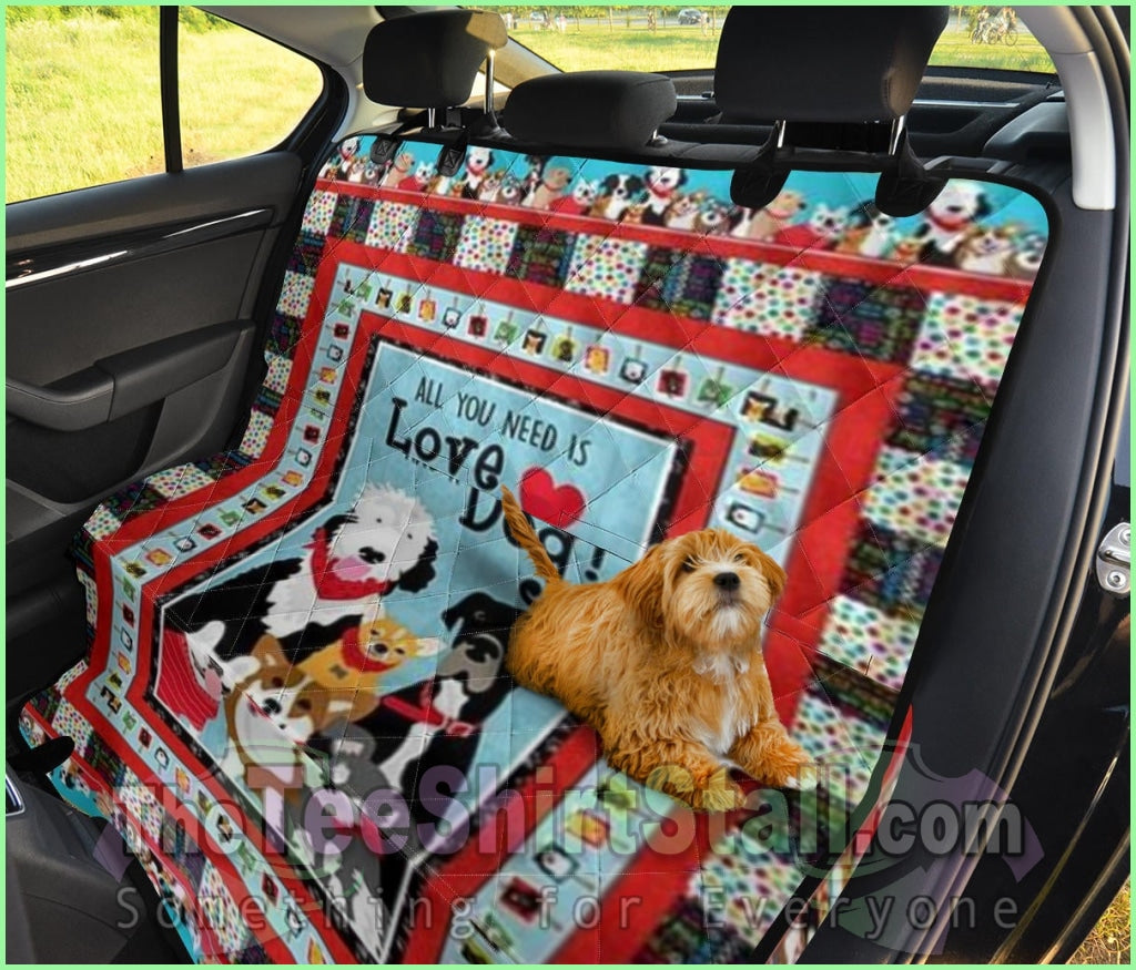 Love & A Dog Pet Seat Cover