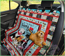 Load image into Gallery viewer, Love &amp; A Dog Pet Seat Cover
