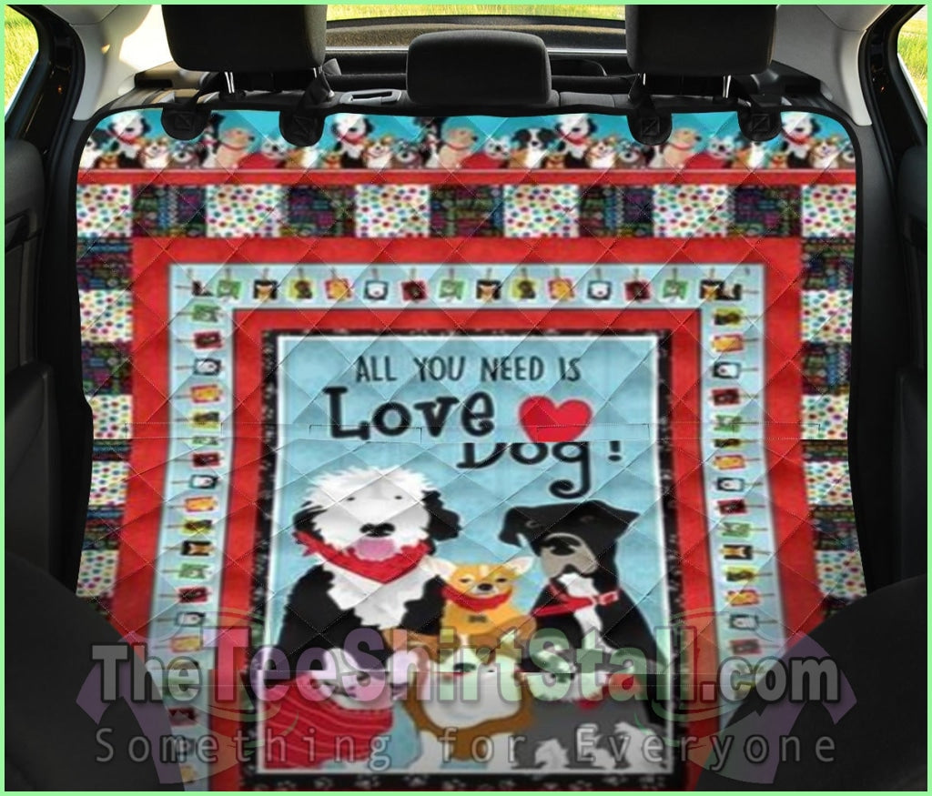 Love & A Dog Pet Seat Cover