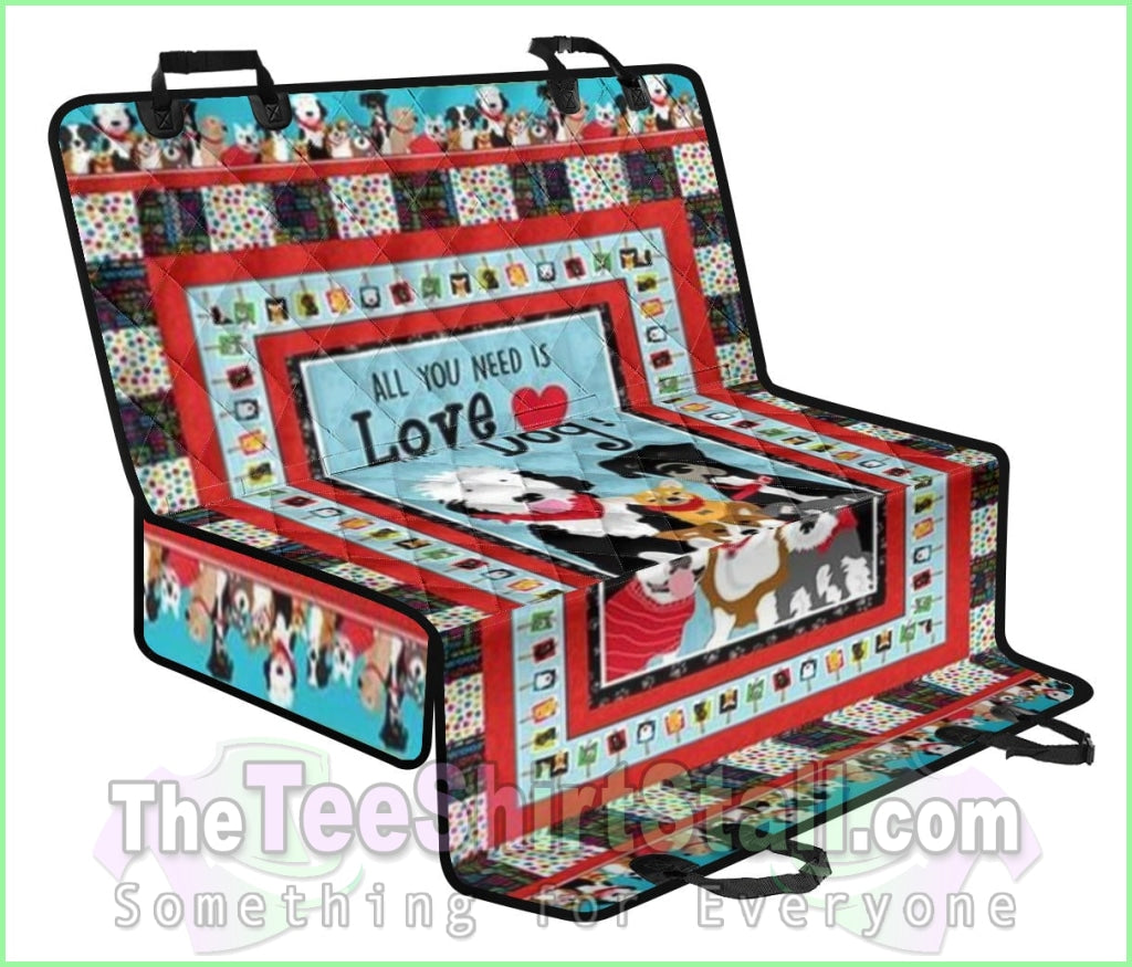 Love & A Dog Pet Seat Cover