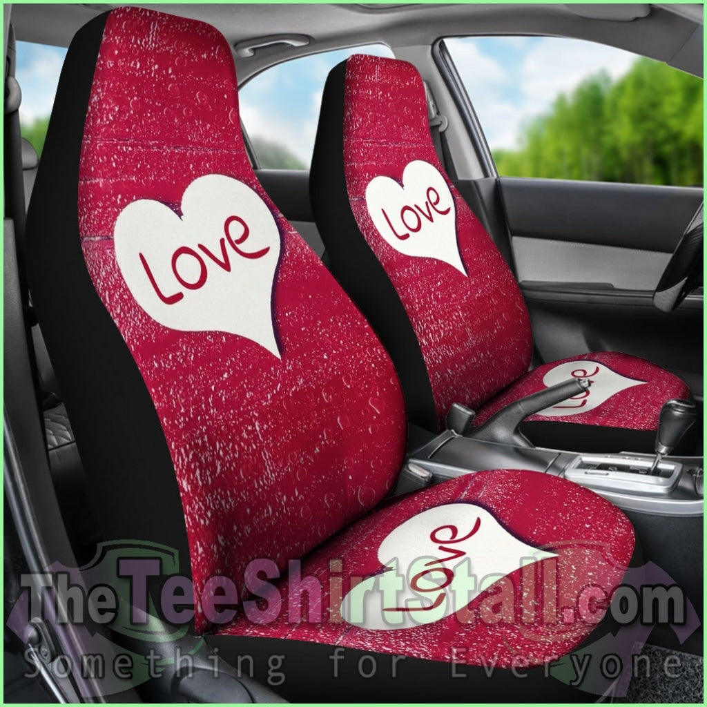 Love Heart Car Seat Covers