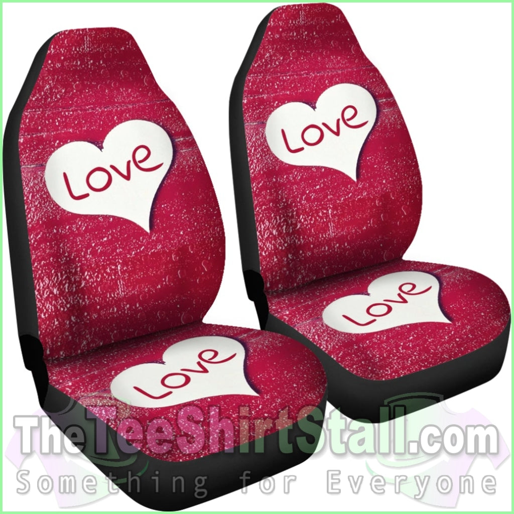 Love Heart Car Seat Covers