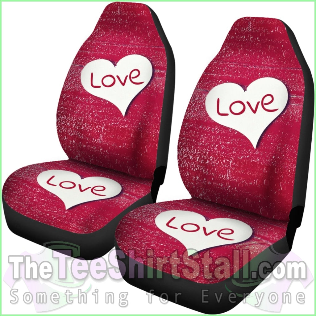 Love Heart Car Seat Covers