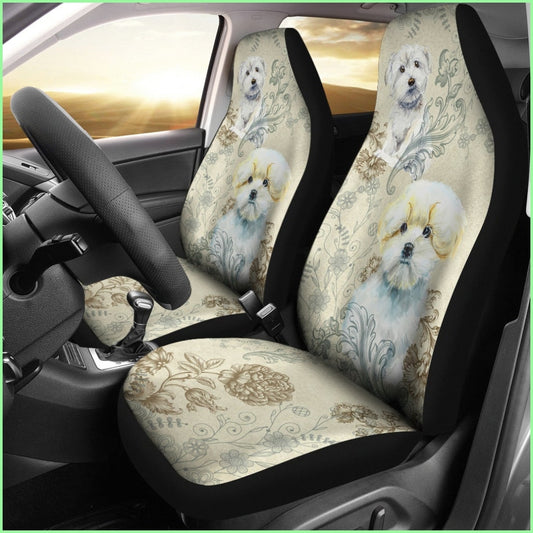 Maltese Car Seat Covers (Set Of 2)