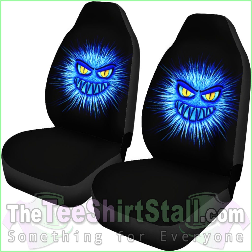 Monster Blue Car Seat Covers