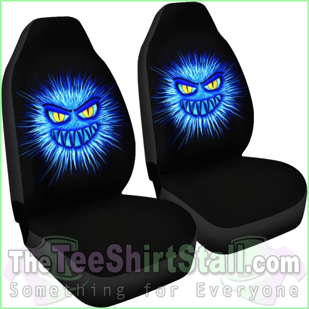 Monster Blue Car Seat Covers