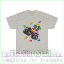 Load image into Gallery viewer, Monster Truck - Autism Tee S / Ice Grey T-Shirt
