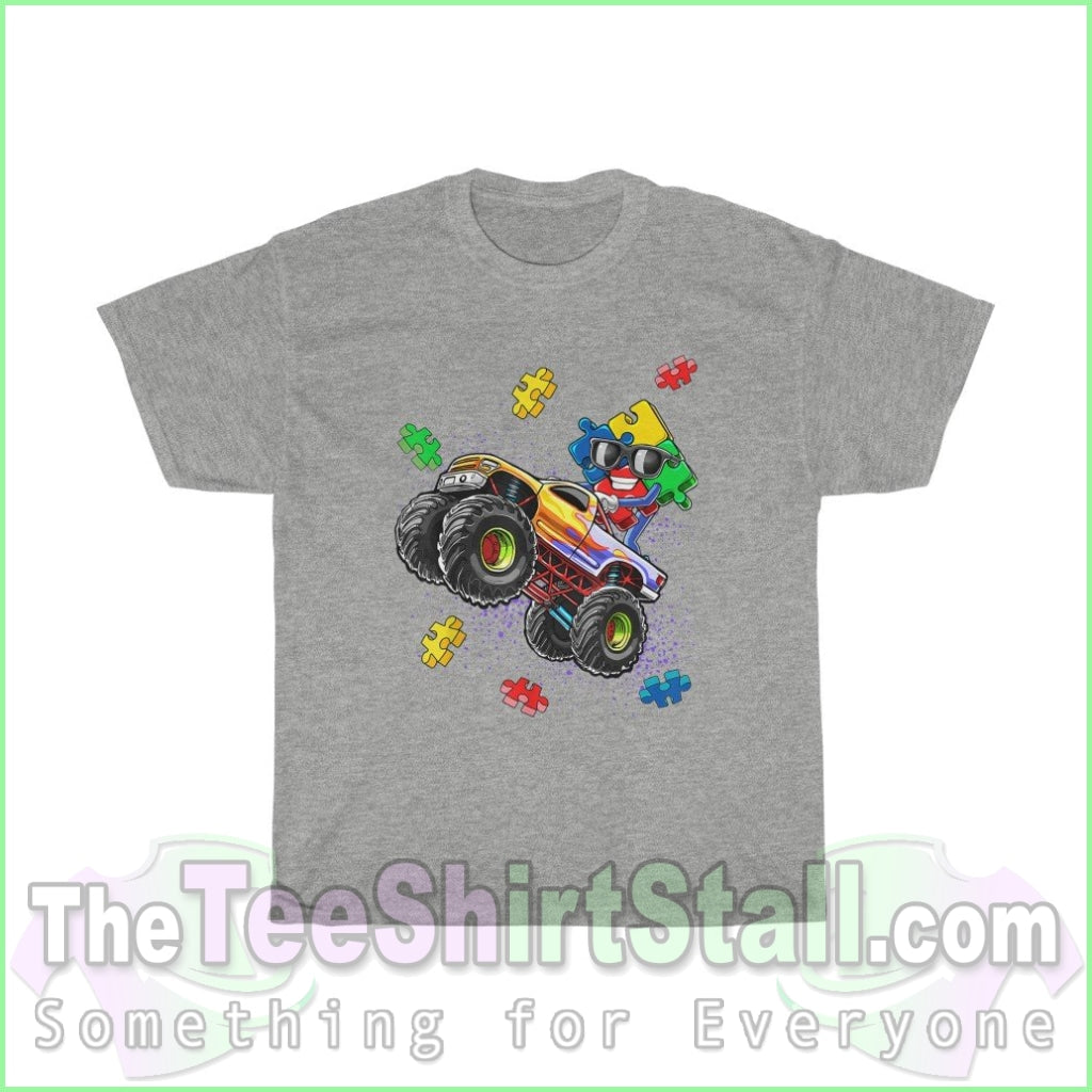 Monster Truck - Autism Tee S / Sport Grey T-Shirt