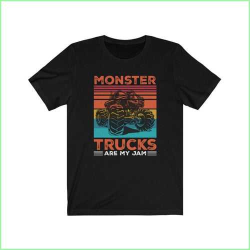 Monster Trucks Are My Jam Tee Black / L T-Shirt