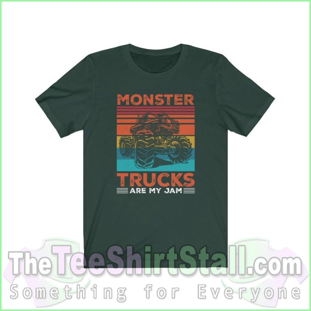 Monster Trucks Are My Jam Tee Forest / Xs T-Shirt