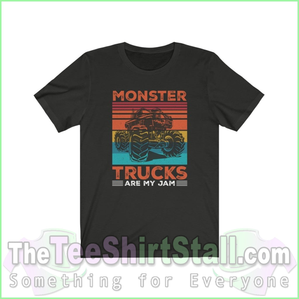 Monster Trucks Are My Jam Tee Vintage Black / Xs T-Shirt
