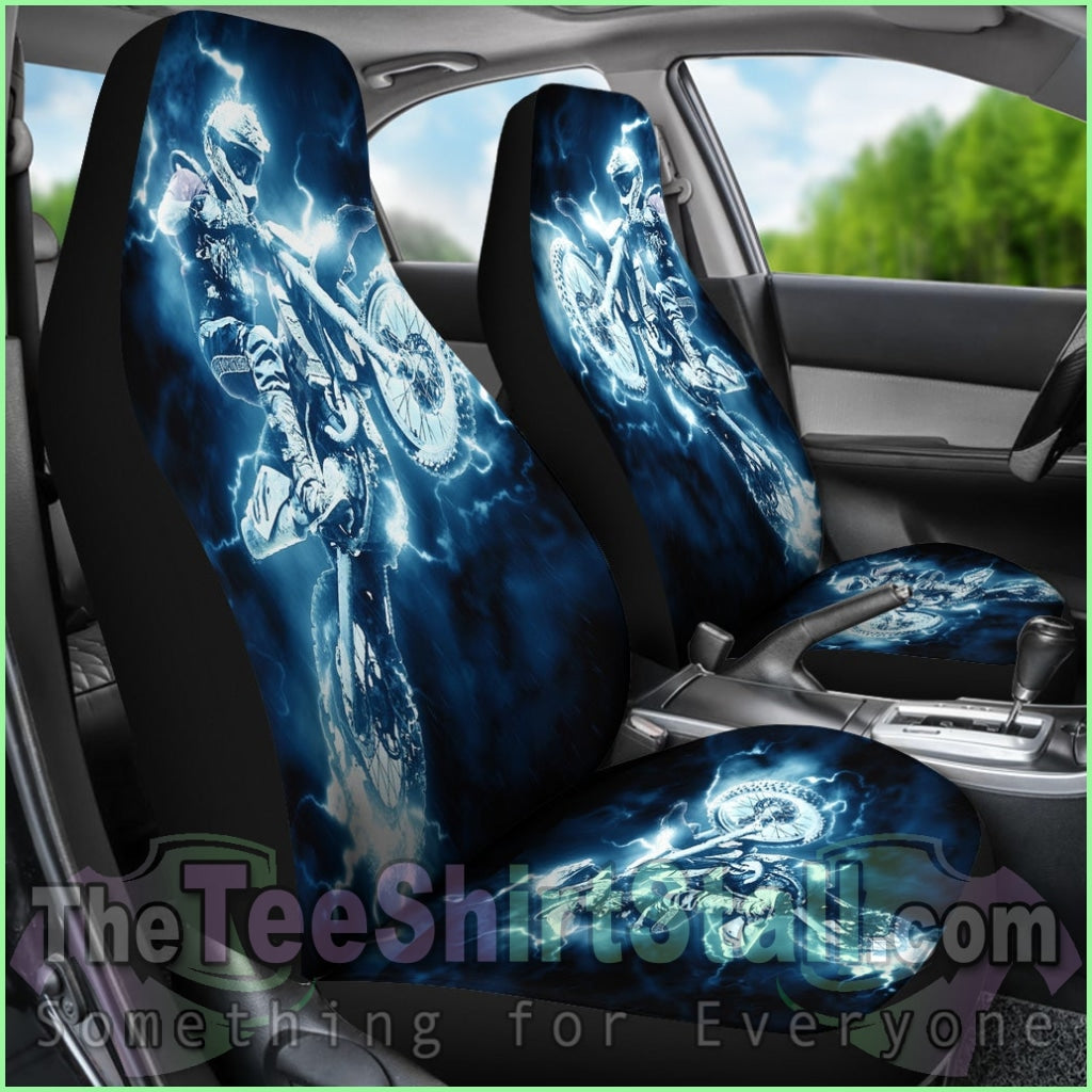 Motocross Motorbike Car Seat Covers