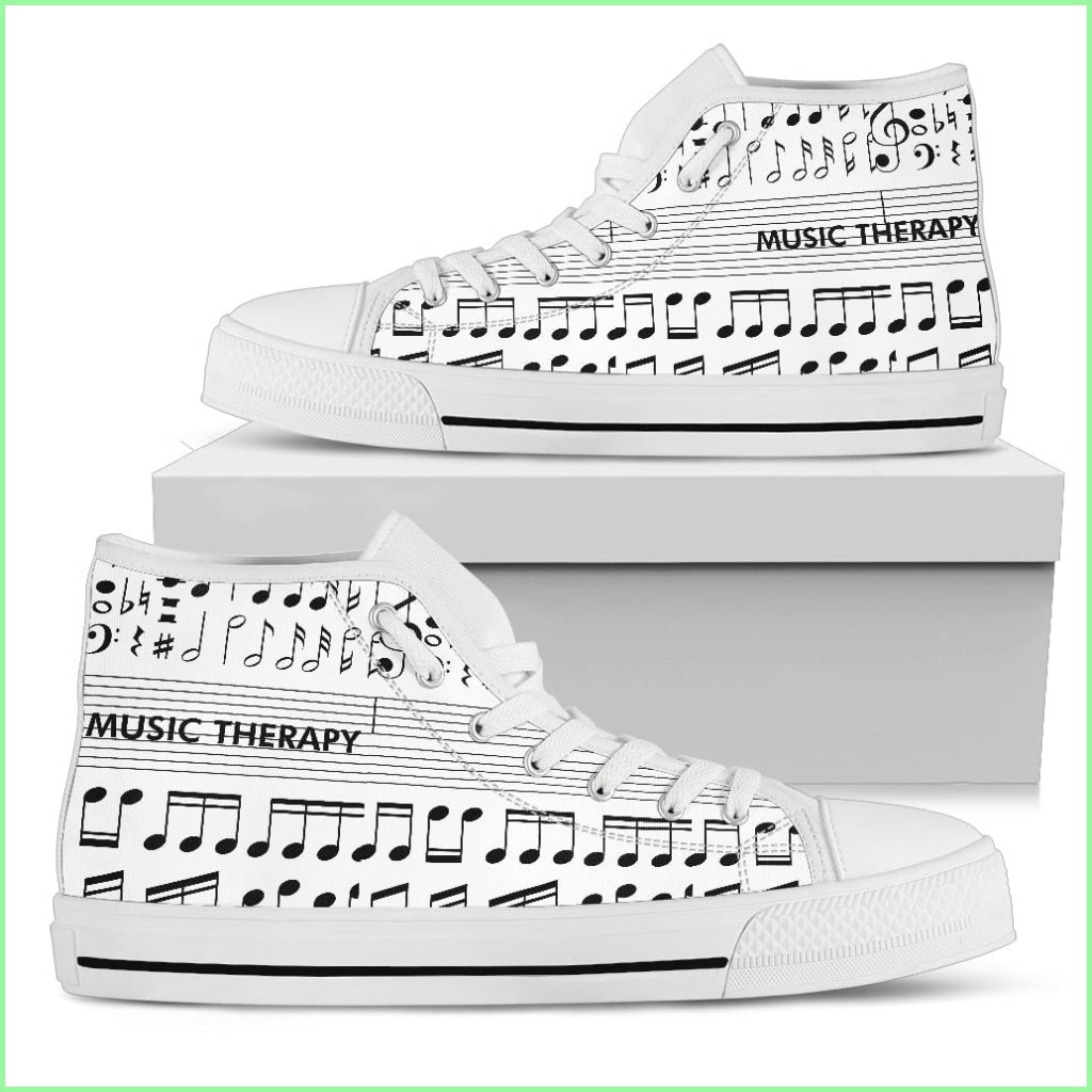 Music Therapy - White Sole