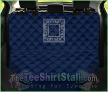 Load image into Gallery viewer, Navy Blue Bandana Car Pet Seat Covers
