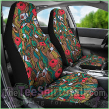 Load image into Gallery viewer, Nurse Hand Drawn Car Seat Cover
