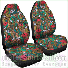 Load image into Gallery viewer, Nurse Hand Drawn Car Seat Cover
