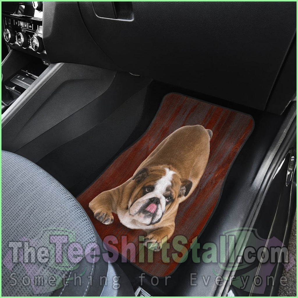 Old English Bulldog Auto Floor Mat