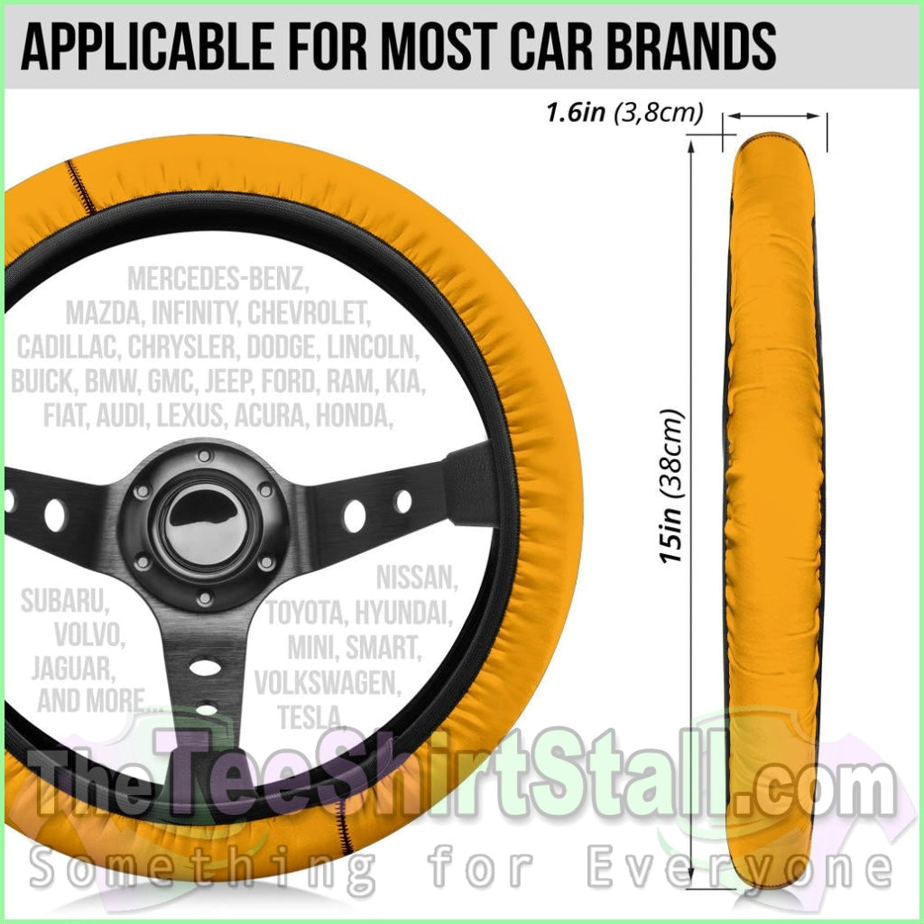 Orange Steering Wheel Cover