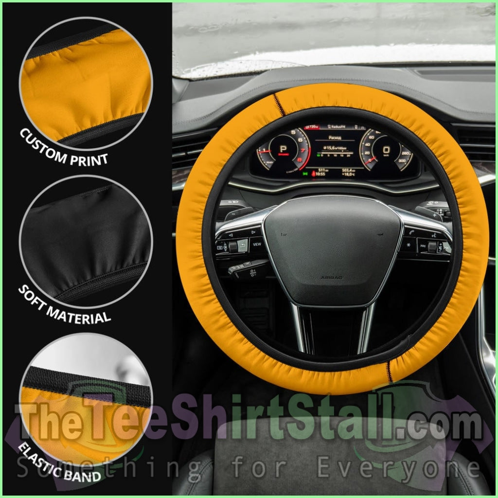 Orange Steering Wheel Cover