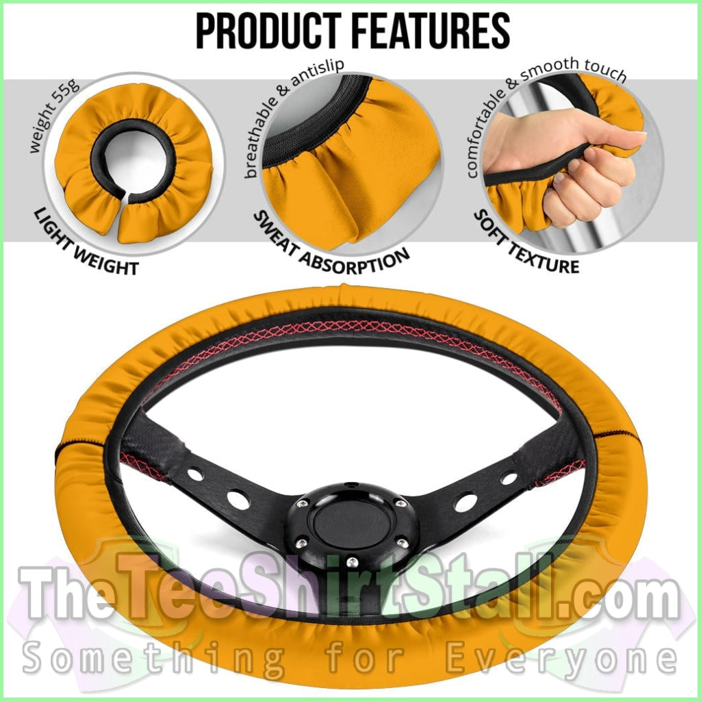 Orange Steering Wheel Cover