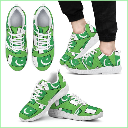 Pakistans Pride! Flagshoe - Mens Athletic Sneaker