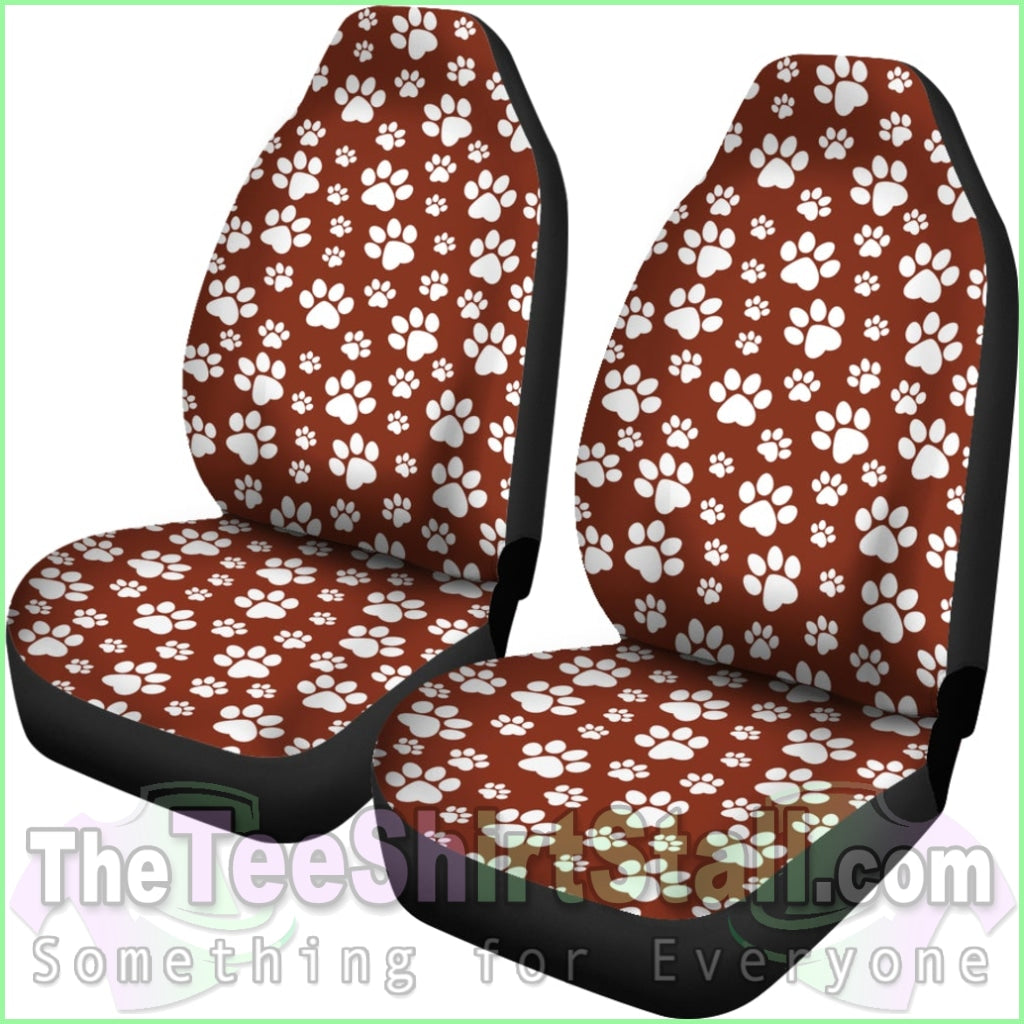 Paw Prints Front Seat Covers