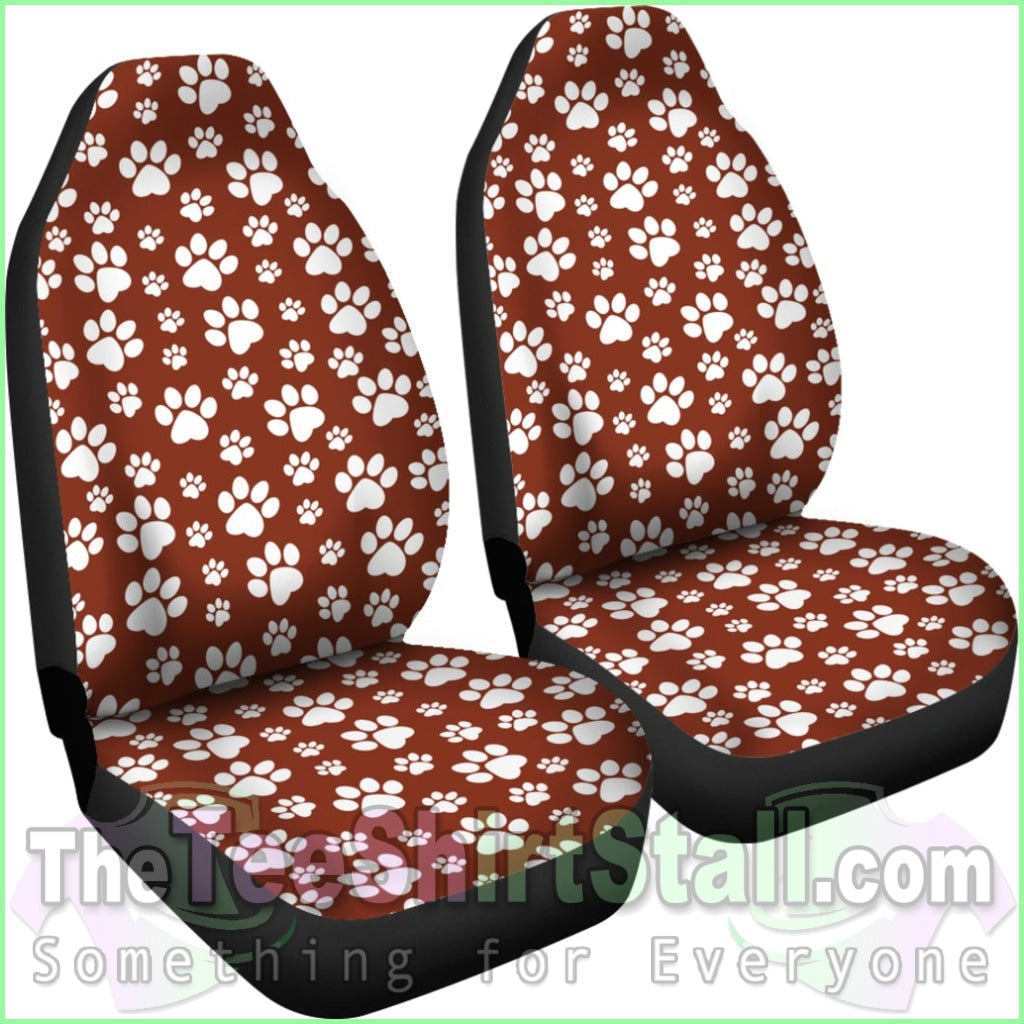 Paw Prints Front Seat Covers