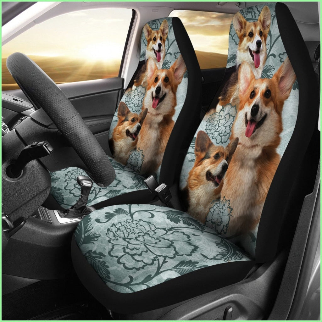 Pembroke Welsh Corgi Car Seat Covers (Set Of 2)