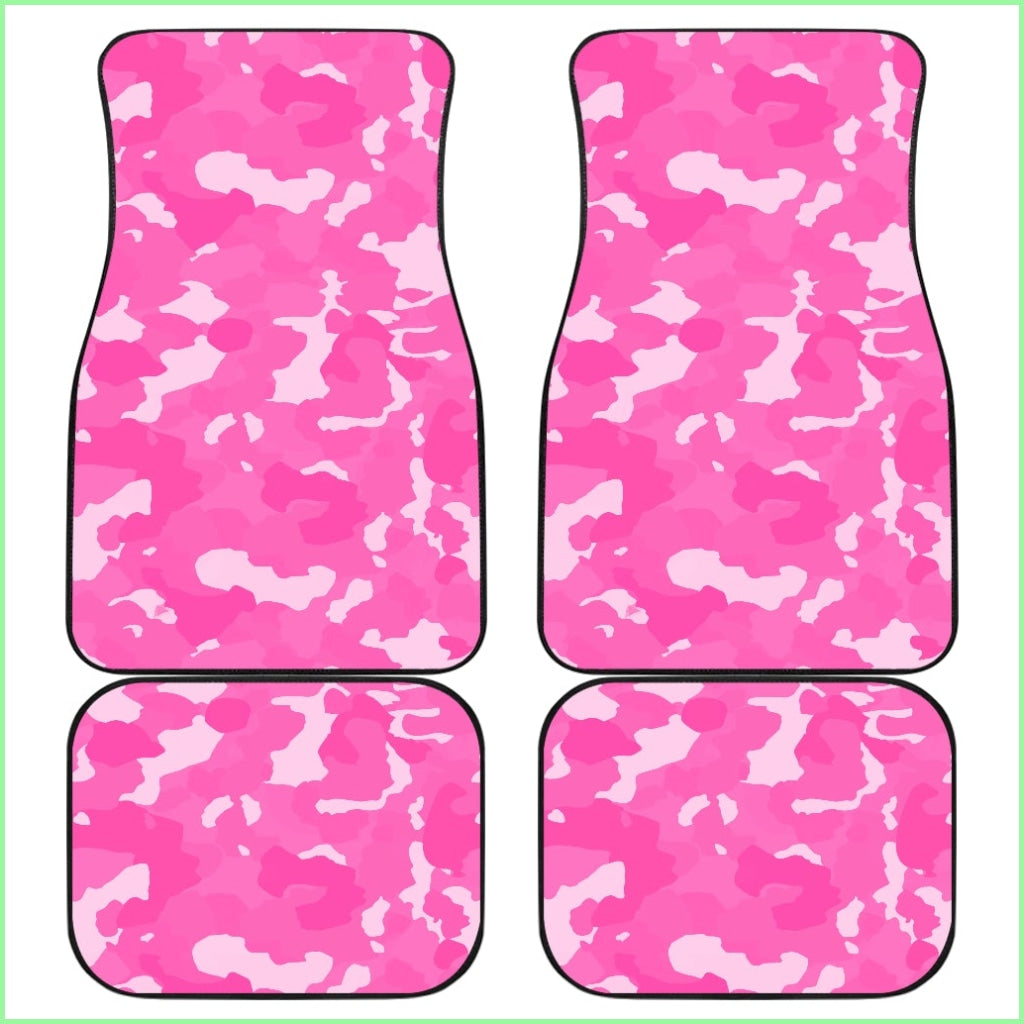 Pink Camouflage Floor Mats