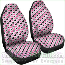 Load image into Gallery viewer, Pink Poodle Dog Car Seat Covers
