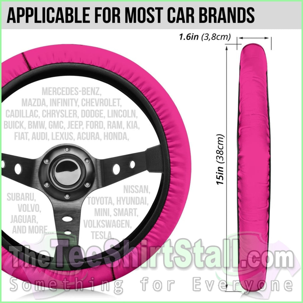 Pink Steering Wheel Cover