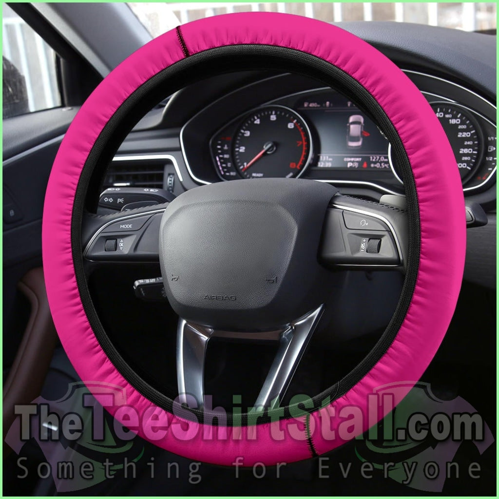 Pink Steering Wheel Cover