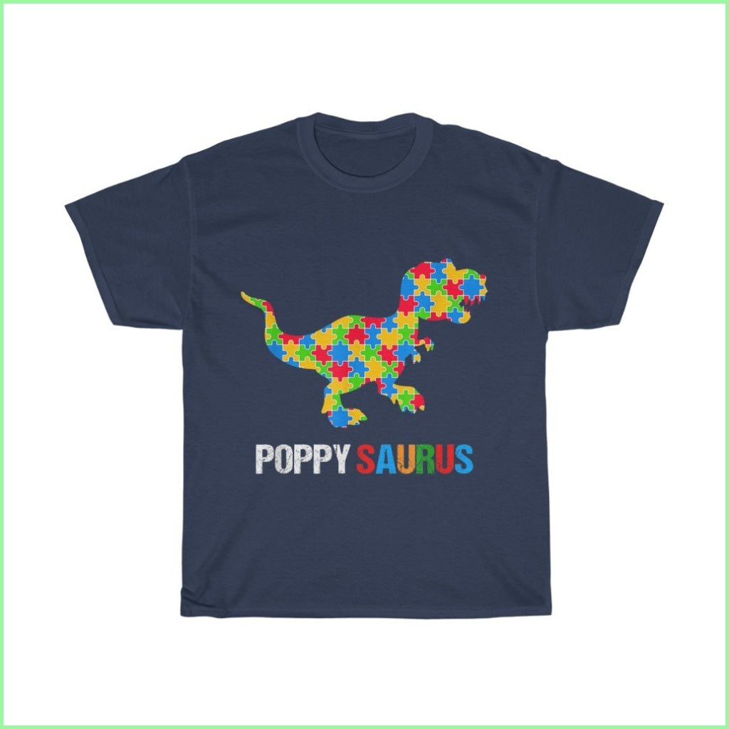 Poppysaurus - Autism Tee L / Navy T-Shirt