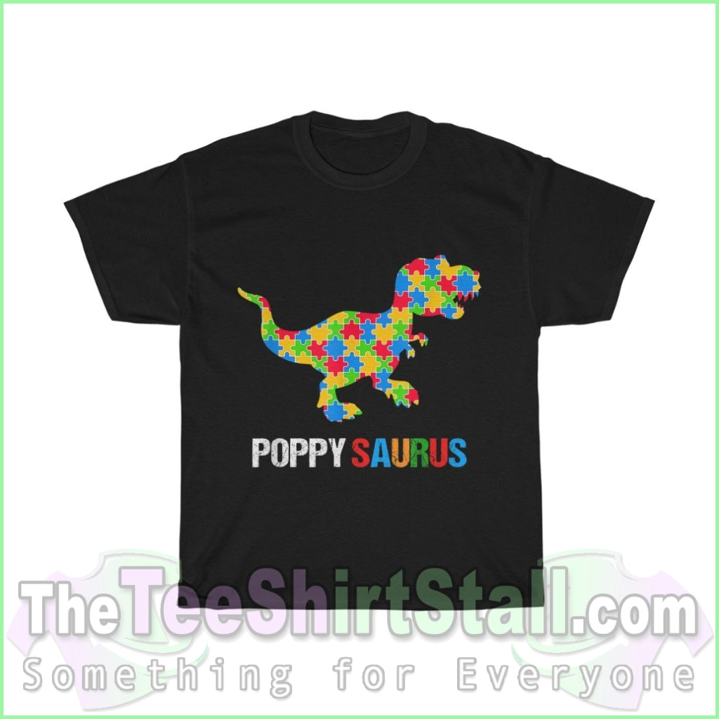 Poppysaurus - Autism Tee S / Black T-Shirt