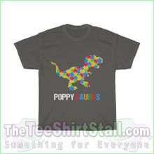 Load image into Gallery viewer, Poppysaurus - Autism Tee S / Charcoal T-Shirt
