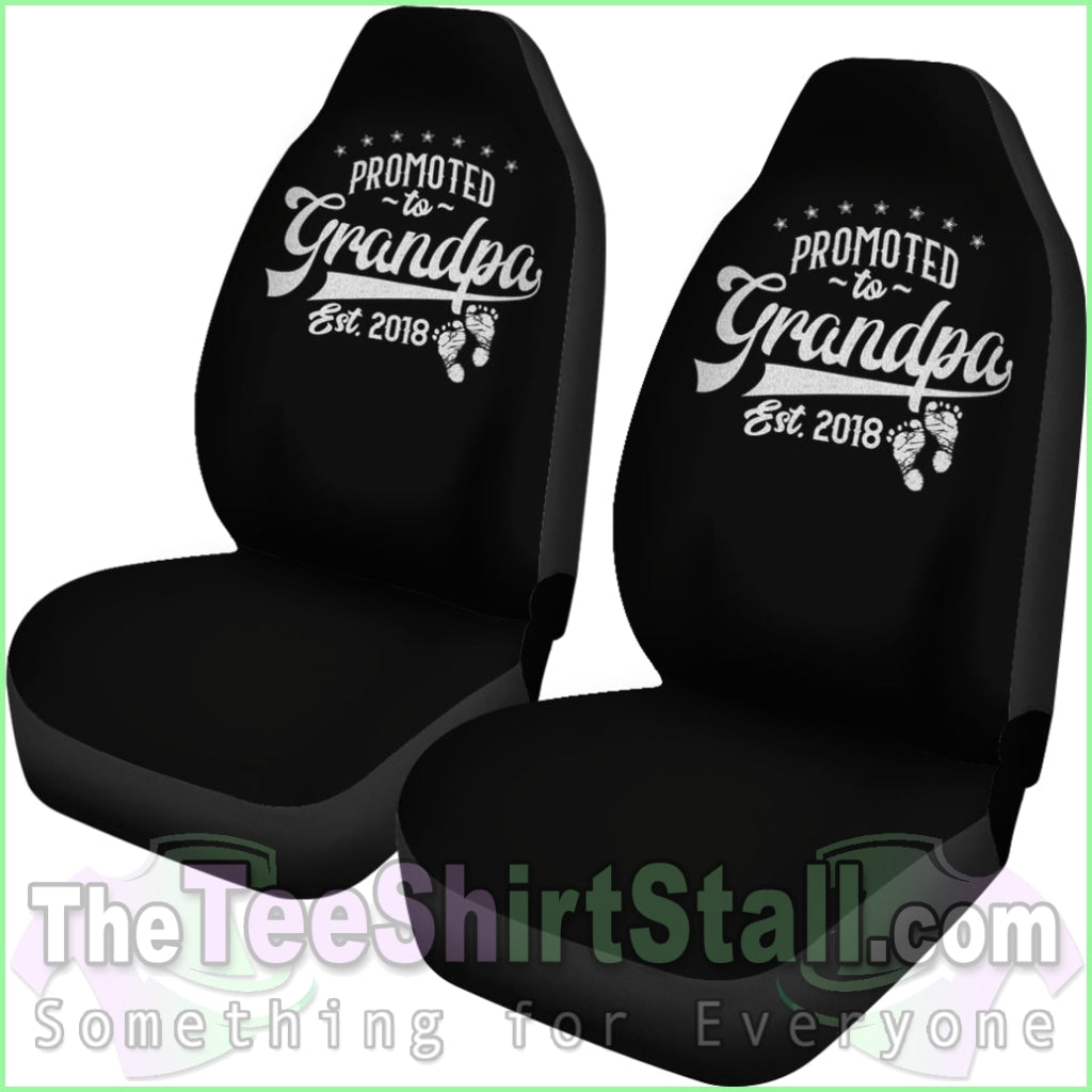 Promoted To Grandpa | Car Seat Covers