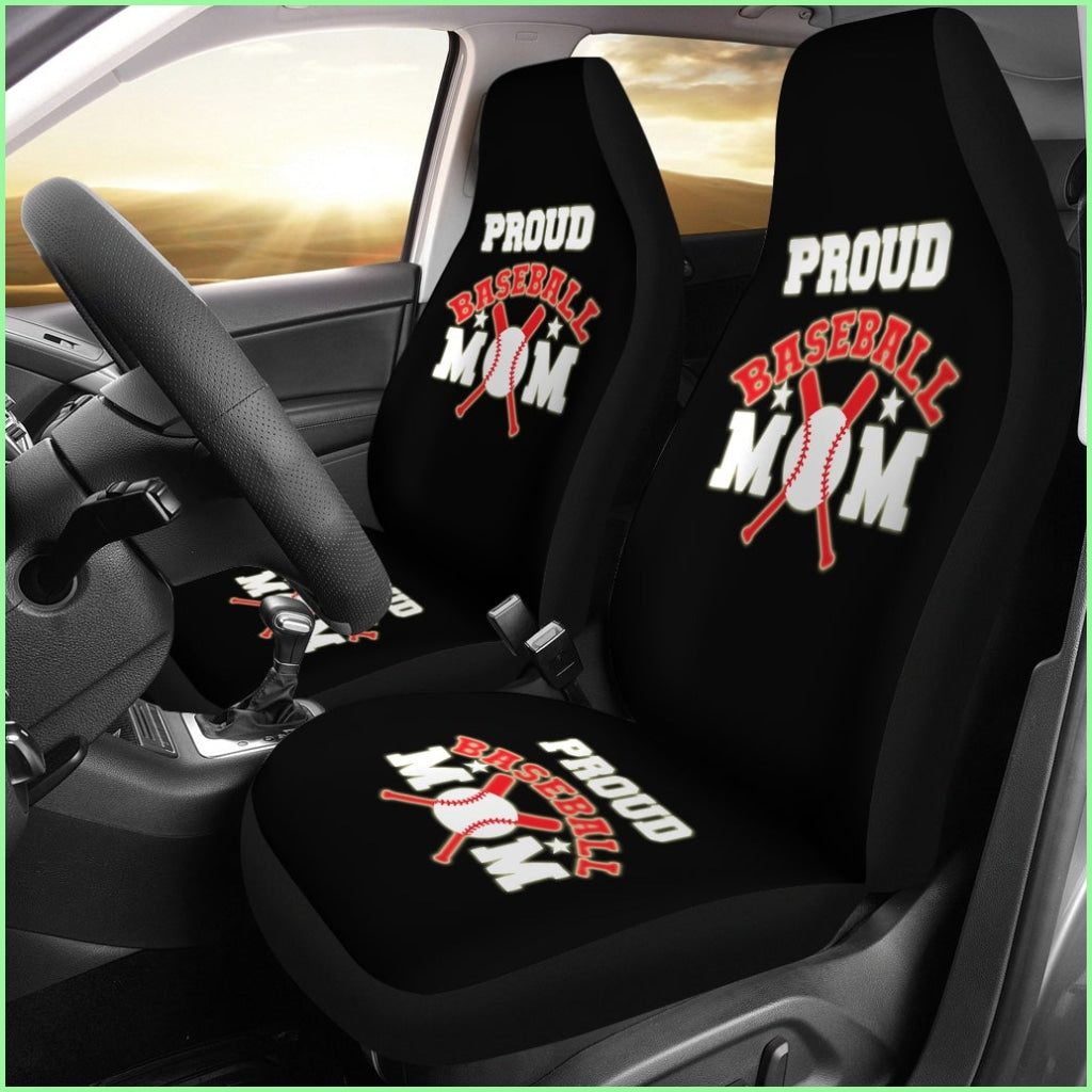 Proud Baseball Mom Car Seat Covers