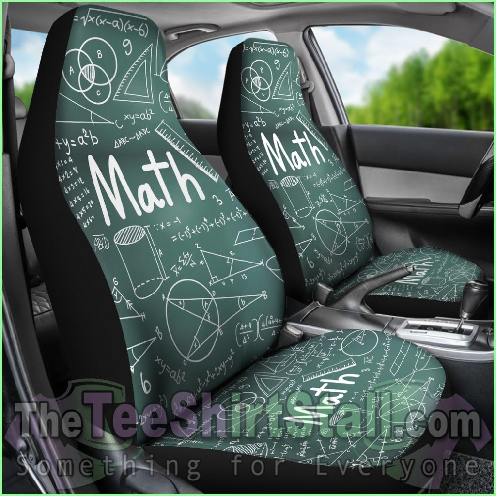 Proud Math Teacher Car Seat Covers