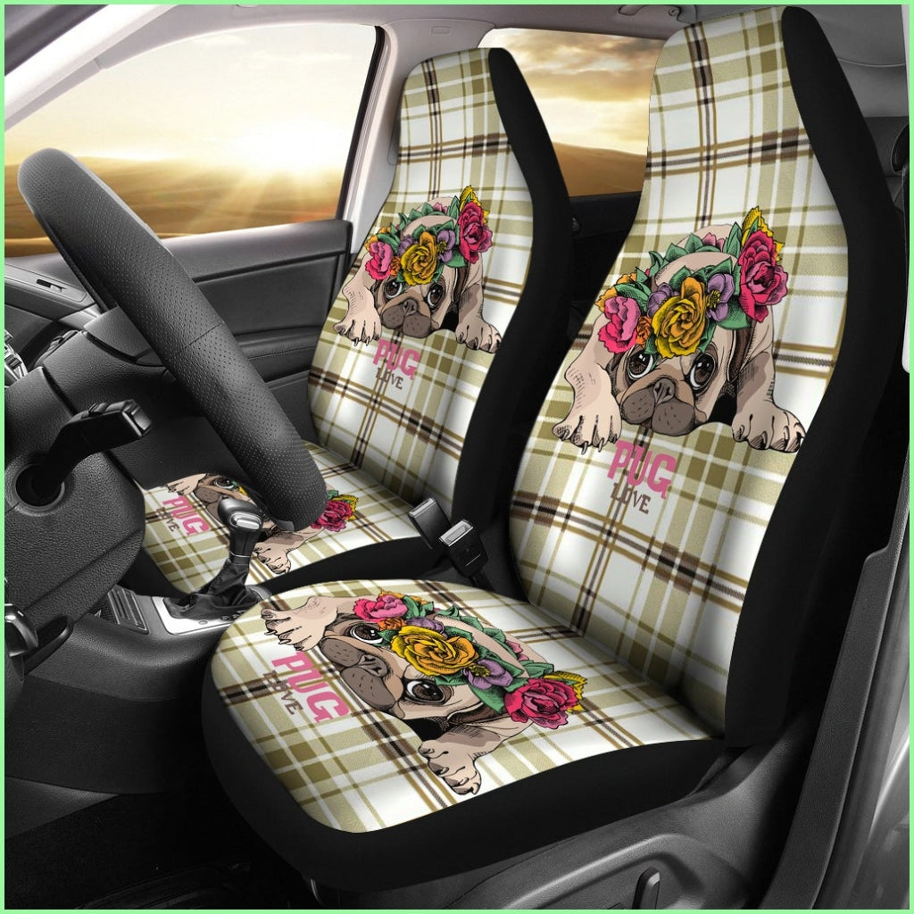 Pug Car Seat Covers