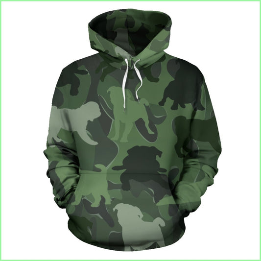 Pug Light Green Mens Hoodiepug / S