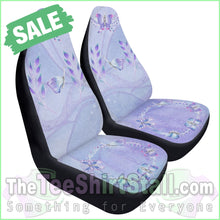 Load image into Gallery viewer, Purple Butterfly Car Seat Covers Design By Theteeshirtstall 47.5Cm X 49.5Cm 79.5Cm Automotive
