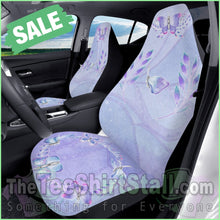 Load image into Gallery viewer, Purple Butterfly Car Seat Covers Design By Theteeshirtstall Automotive Interior
