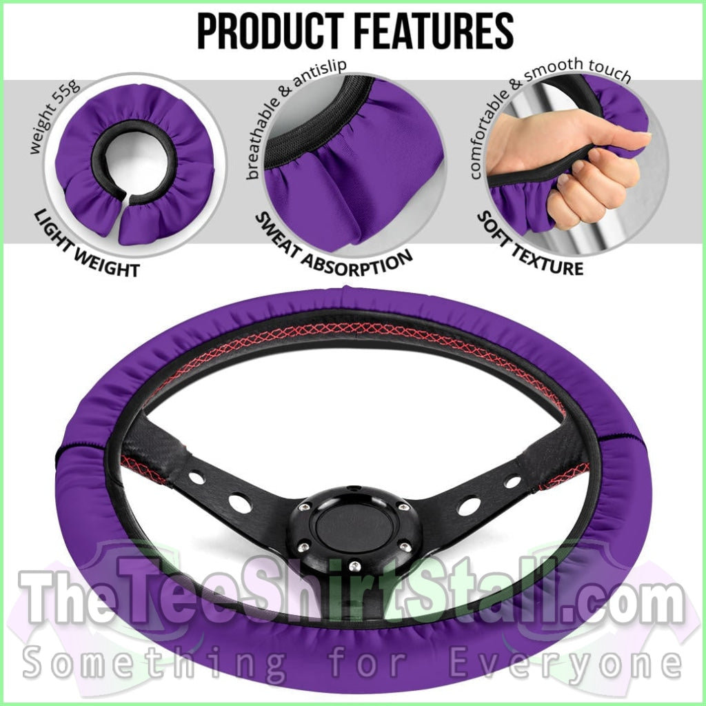 Purple Steering Wheel Cover