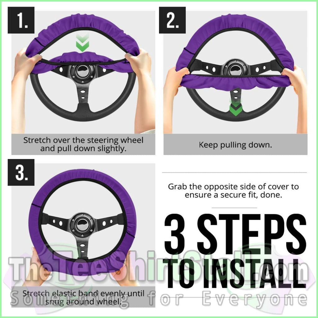 Purple Steering Wheel Cover