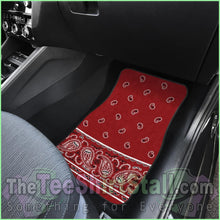 Load image into Gallery viewer, Quad Classic Red Bandana Car Seat Covers - Fancy
