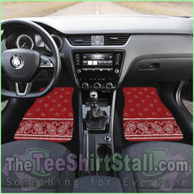 Load image into Gallery viewer, Quad Classic Red Bandana Car Seat Covers - Fancy
