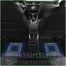 Load image into Gallery viewer, Quad Navy Blue Bandana Seat Covers - Minimal
