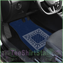 Load image into Gallery viewer, Quad Navy Blue Bandana Seat Covers - Minimal
