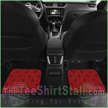 Load image into Gallery viewer, Quad Red With Black Bandana Car Mats - Fancy
