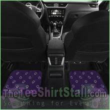 Load image into Gallery viewer, Quad Royal Purple Bandana Car Mats - Fancy
